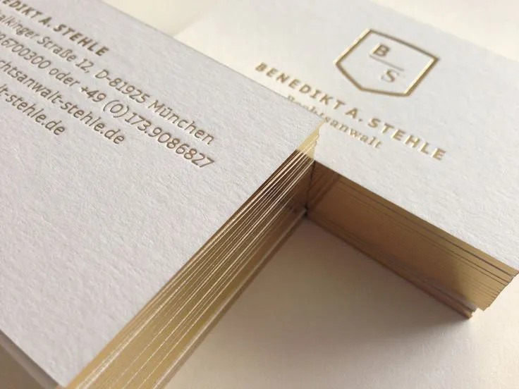 Foil Business Cards